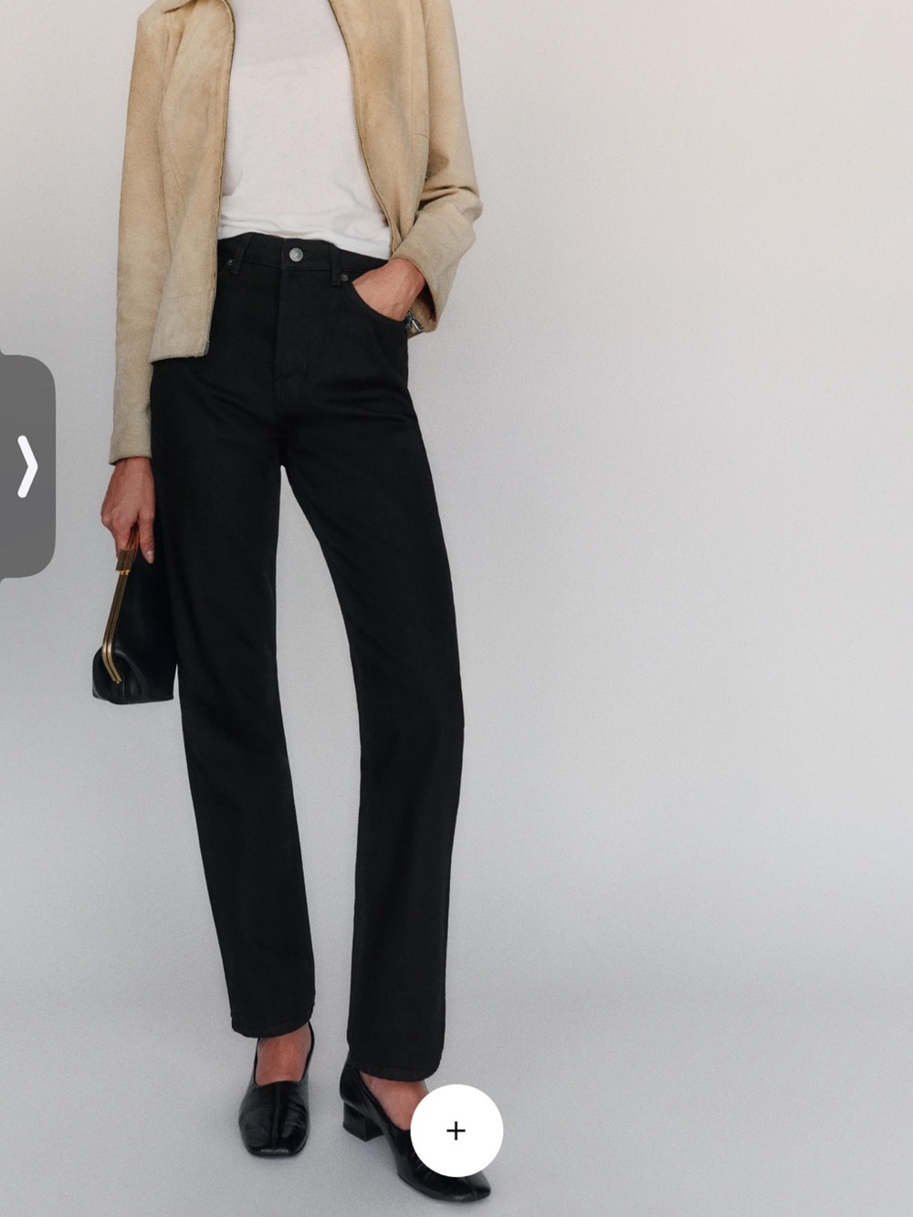 Reformation Cynthia High Rise Straight Jeans